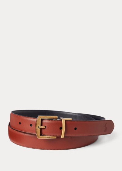 Men's Polo Ralph Lauren Reversible Set Belt | 516072TAY